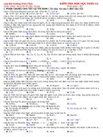 Tự Ôn Tập Kiến Thức Hóa 12 Học kì 2