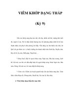 VIÊM KHỚP DẠNG THẤP (Kỳ 9) ppt