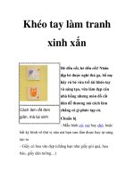 Khéo tay làm tranh xinh xắn Hè đến rồi, hè đến rồi! docx