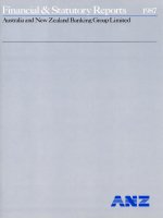 australia and new zealand banking group limited financial statutory reports 1987  anz