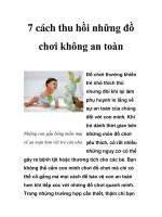 7 cách thu hồi những đồ chơi không an toàn docx