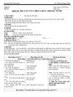 Bài 41: Độ tan của một chất trong nước