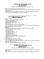 ĐỀ KT HK2 SINH 7,8