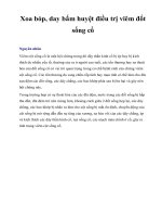 Xoa bóp, day bấm huyệt điều trị viêm đốt sống cổ pdf