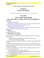 GIÁO ÁN LỚP 5 T 32 CKTKN HOÀN CHỈNH