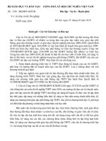 chi dao thi TN cua Bộ GD&ĐT