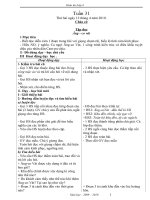 TUẦN 31 LỚP 4  (CKTKN)