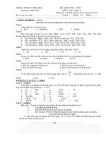 Đề KT học lỳ II bài 1