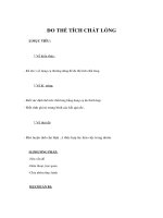 Vật lý 6 - ĐO THỂ TÍCH CHẤT LỎNG pdf