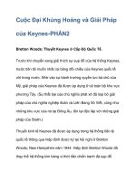 Cuộc Đại Khủng Hoảng và Giải Pháp của Keynes docx