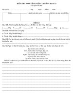 Đề KT CLB L4 bài số 4