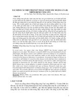 báo cáo xác định các biện pháp kỹ thuật chăm sóc ruộng lúa bị nhiễm bệnh vàng lùn