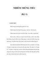 NHIỄM TRÙNG TIỂU (Kỳ 1) doc