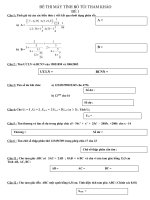 Đề thi giải toán bằng máy tính bỏ túi tham khảo