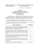 Báo cáo xây dựng trường học thân thiên học sinh tích cực