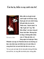 Úm ba la, biến ra nụ cười của bé! doc