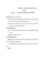 Giáo án Sinh học 6 - S INH SẢN SINH DƯỠNG TỰ NHIÊN ppt