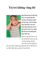 Trị trẻ không vâng lời pot