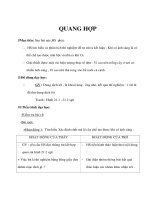 Sinh học 6 - QUANG HỢP docx