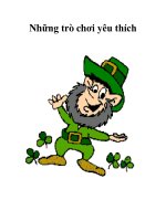Những trò chơi yêu thích doc