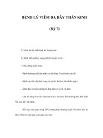BỆNH LÝ VIÊM ĐA DÂY THẦN KINH (Kỳ 7) pdf
