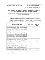 Đánh giá phong trào THTT-HSTC năm học 2009-2010