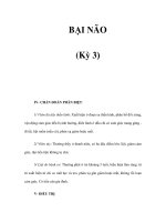 BẠI NÃO (Kỳ 3) docx