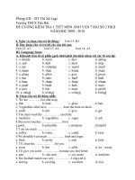 De cuong kt 1 tiet E 7 bai so 2 HKII