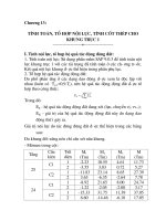 tính toán thiết kế công trình ( trụ sở Tổng công ty XNK xây dựng Việt Nam VINACONEX ), chương 13 pdf