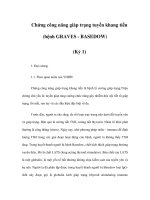 Chứng công năng giáp trạng tuyến khang tiến (bệnh GRAVES - BASEDOW) (Kỳ 1) doc