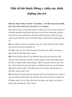 Một số bài thuốc Đông y chữa suy dinh dưỡng cho trẻ potx