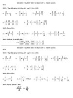 Đề kiêm tra 1 tiết Số học 6 ( tham khảo)