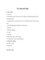 Giáo án sinh học 8 - Vệ sinh hô hấp ppsx