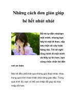Những cách đơn giản giúp bé hết nhút nhát pot