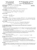 Đề thi thử ĐH 2010 + ĐA chi tiết 0.25 (số 2)
