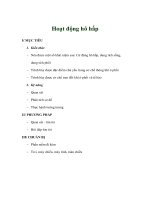 Giáo án sinh học 8 - Hoạt động hô hấp pot