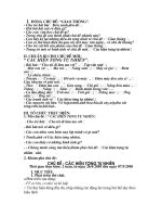 Kế hoạch tuần CĐ CHTTN 4-5 Tuổi