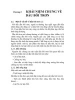 ứng dụng phân tích dầu bôi trơn và hạt mài mòn trong chẩn đoán kỹ thuật máy, chương 2 potx