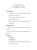 Tài liệu Hoá 9 - Một số bazơ quan trọng (tt) B/ CANXI HIĐROXIT – THANG pH ppsx