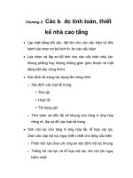 thiết kế chung cư C16 - khu đô thị Trung Yên và lập chương trình dồn tải khung phẳng, tổ hợp lực dầm, cột, chương 2 potx