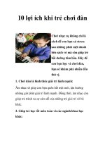 10 lợi ích khi trẻ chơi đàn pdf