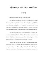 BỆNH HỌC PHẾ - ĐẠI TRƯỜNG (Kỳ 2) pptx