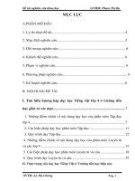 Đề tài tiếng việt lớp 4