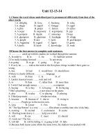 BÀI TẬP UNIT 9-12 TA 10