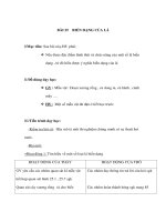 Giáo án Sinh học 6 - BIẾN DẠNG CỦA LÁ docx