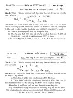 đề thi hóa 10 - nâng cao