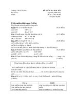 De+Dap an thi ky II Cong nghe 7