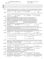 Bộ 4 đề+ĐA thi kì II_12NC