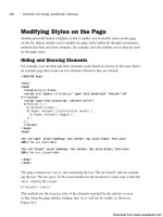 Tự học HTML và CSS trong 1 giờ - part 50 ppsx