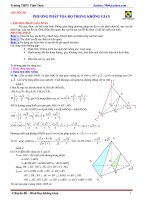 CHUYÊN ĐỀ HÌNH HỌC KHÔNG GIAN